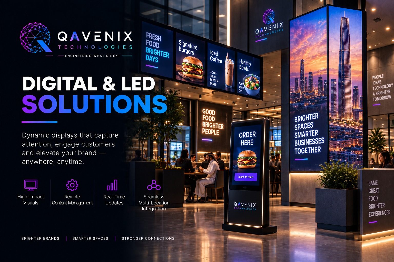 Digital & LED Solutions — QAVENIX